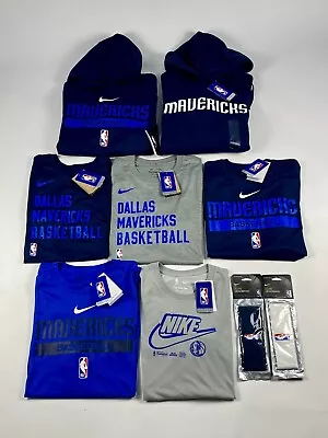 Dallas Mavericks Nike Team Issued Warm Up Shirt Hoodie Gear • $49.99