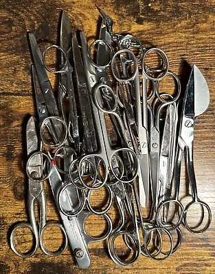 Vintage Scissors Lot~Herwig~Continental~Clauss~Gingher~Boker~Germany~V.Mueller • $29.99