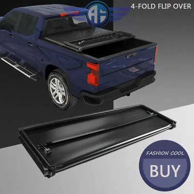 Soft 4-Fold Tonneau Cover 6.5ft Bed For Ford F-150 Super Crew Cab 2014-2019 • $170.99