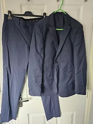 DKNY Mens 2 Piece Suit - Navy • £40