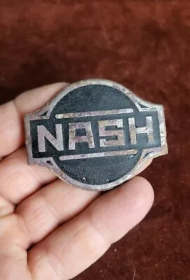 Vintage Enamel Automobile Radiator Car Emblem / Badge # Nash U.s.a. • $94