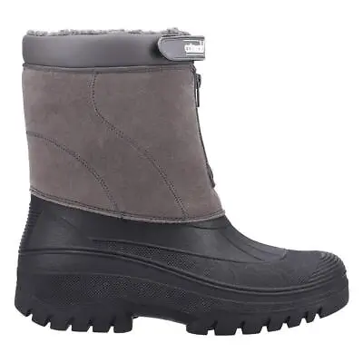 Cotswold Womens Wellies Grey Zip Up Waterproof Venture Size EU 3637383940 • £32.99