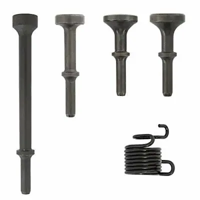 5ps Smoothing Air Hammer Tool Kit Pneumatic Chisel Bit Shank Air Hammer W Spring • $25.99