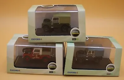 Oxford 1/76 OO Gauge Land Rover Models . Choice Of 3 All In Excellent Condition • £6.99