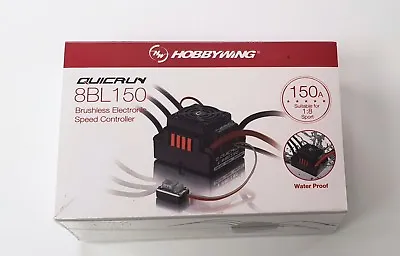 Hobbywing QUICRUN WP 8BL150 Sensorless Brushless 150A ESC SpeedController 1/8 UK • £76.99