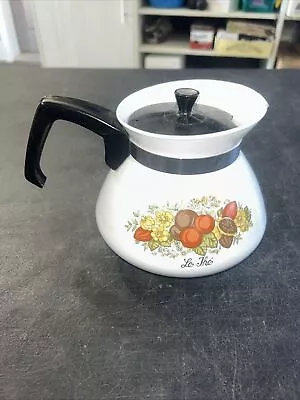 Vintage Spice Of Life Corning Ware P-104-8 Coffee/Tea Pot  Le The  W/Lid 6 Cup • $29.95