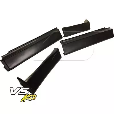 VSaero FRP BSPO Blister Wide Body Side Skirts 4pc S14 For 240SX Nissan 95-98 Vs • $255