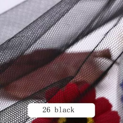  Mosquito Tent Netting  Black  108  Wide Fabric 50  YardsTUTU Tulle Soft  • $150