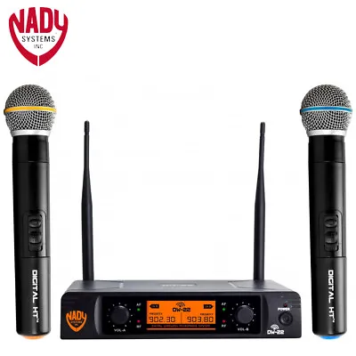 NEW Nady DW-22 HTHT Dual Digital Wireless Handheld Microphone System  • $169.99