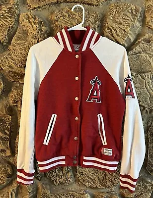 Majestic MLB Los Angeles Angels Varsity Jacket Medium Alternate Anaheim Logo • $30