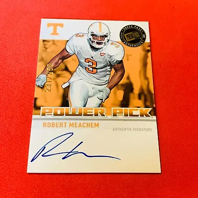 Robert Meachem ROOKIE AUTO 231/250 UT VOLS / Saints 2007 Press Pass AUTOGRAPH • $17