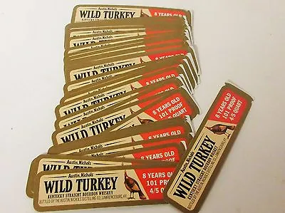 100 Vintage Wild Turkey Whiskey Decanter Labels • $14.95
