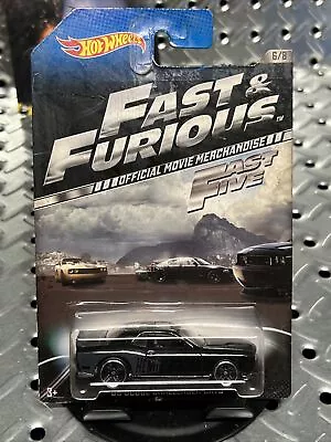 08 DODGE CHALLENGER SRT8 #7 Black Fast & Furious - 2013 Hot Wheels WALMART Excl • $4.02