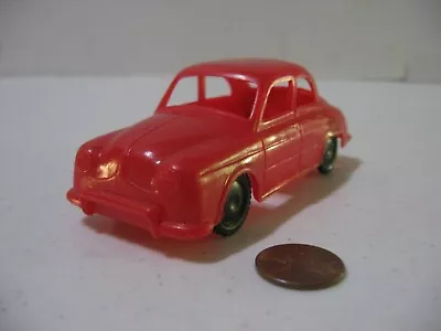 1960s Processed Plastic Co. Red Renault Dauphine 4-Door Sedan Car • $12.95