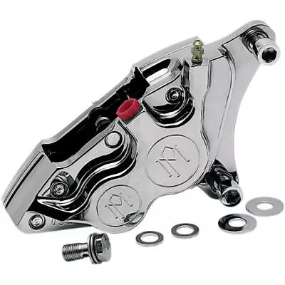 PM 4-Piston Differential-Bore Brake Caliper Kit 11-1/2  Left 84-99 Harley FL FX • $464.95