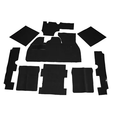 EMPI Carpet Kit 9 Piece With Footrest For Beetle 73-77 Black Dunebuggy & VW • $178.99