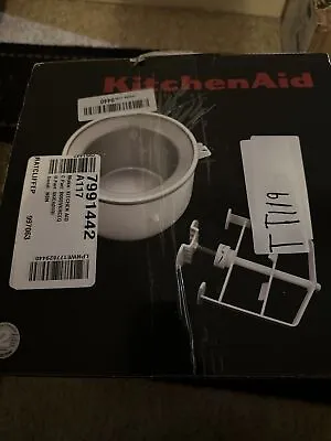 £15 • Buy Kitchen Aid 1.9L Ice Cream Maker 5KICA0WH Attachment For Mixer (#H1/25)