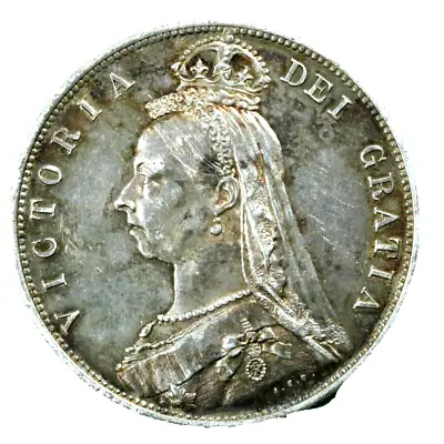 £45 • Buy 1887 Queen Victoria Jubilee Head Silver Half Crown SNo63360