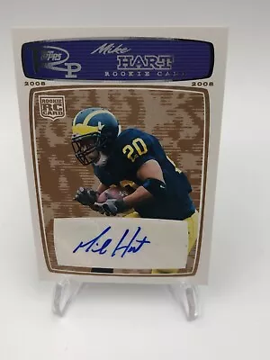 2008 MIKE HART AUTO Topps ROOKIE Progression RARE/35 White Card MICHIGAN COLTS • $49.99