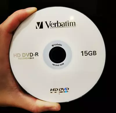 1 X Verbatim HD DVD-R 15GB 1X - 43601 RARE ITEM • $9.90