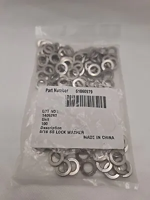 (100) Lock Washer 5/16  Stainless Steel 18-8 SS 304 • $9.99