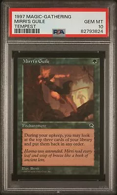 Mirri's Guile - Tempest - MTG - GEM MINT - PSA 10. POP 4. See MTG In Store. • $399.99