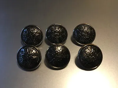 Vintage Set Of 6 Celtic Style Buttons 5/8” Silver-tone • $8.50