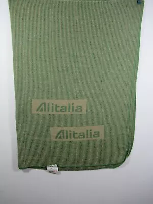 $99.99 • Buy Vintage Alitalia Italian Airline Blanket Modaacrylic Lanerossi Plane