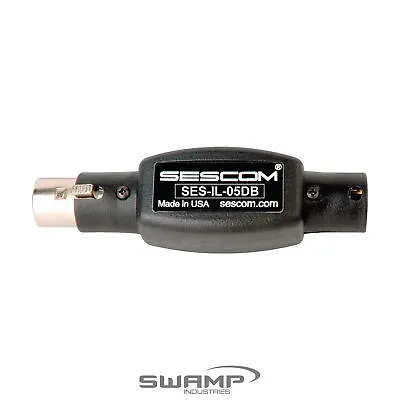 Sescom SES-IL-05DB 3-Pin XLR Male To 3-Pin XLR Female -05db Inline Attenuator  • £32.85