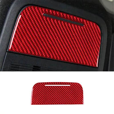 Red For Ford Mustang Mach-E 2021-2022 Glasses Box Panel Trim Cover Carbon Fiber • $20.84