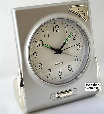 £5.26 • Buy Alarm Clock To Quartz, Grey With Needles Luminous - Atlanta, Very Fine 1240/9