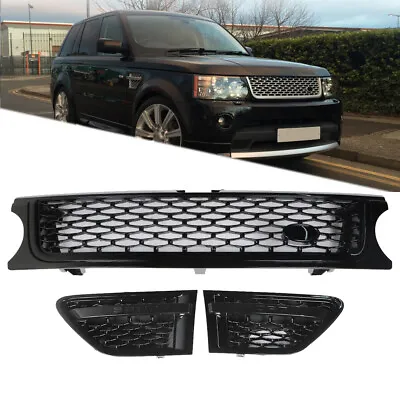 Front Grille Bumper Upper For 2010-2013 Range Rover Sport Replacement Black Mesh • $99.77