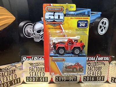 2013 Matchbox 60th Anniversary #10 All-Terrain Crane Commemorative Edition LR • $6.82