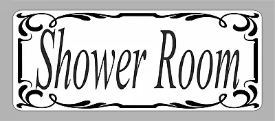 £2.49 • Buy Shower Room Door Sign Self Adhesive Vinyl Sticker, Decal Bath Room Door Sticker