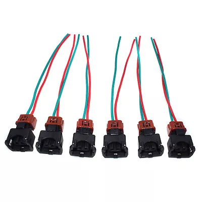 $15.10 • Buy New Set Of 6Pcs Fuel Injector Connectors Wiring Harness For NISSAN MAXIMA 300ZX