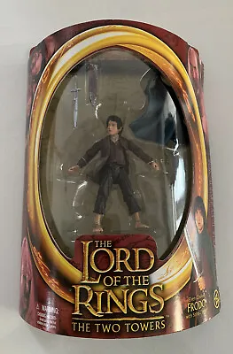 Toy Biz Elven Cloaked Frodo Lord Of The Rings Two Towers Action Figure - SEALED • £28.49