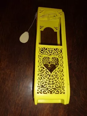 VINTAGE 70s BARBIE TOWNHOUSE YELLOW ELEVATOR W/STRING ATTACHED EXC • $14.99