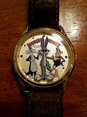 Rare Looney Tunes Bugs Bunny Sylvester And Daffy Duck Watch New Battery  • $99