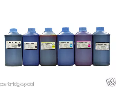 $239.99 • Buy 6 Liter Refill Ink For DesignJet T2500  Printer MK(pg.)/C/M/Y/PK/GY