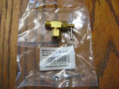 Needle Valve 90-Degree 1/4-In. Compression X 1/8-In. MIP NV104C-4-2 NEW • $6.99