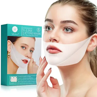  Double Chin Reducer V Line Face Lifting Mask - V Shaped Face Slim Mask  • $20