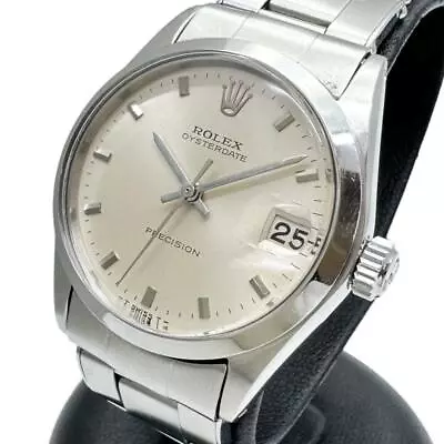 ROLEX  Oyster Date Precision 6466 One Owner Watches Stainless Steel Hand Win... • $1842