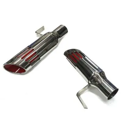 71-74 B-Body Mopar Charger Road Runner Long Slotted Exhaust Tips 2.25  ID Inlet • $169.99