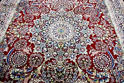 10x13 Breathtaking Masterpiec 300kpsi Hand Knotted Organic Dye Lavar Kermann Rug • $0.99