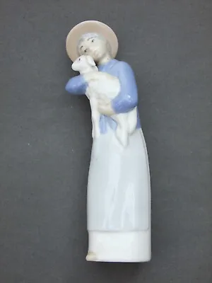 £19.95 • Buy Rex Valencia Girl With Lamb - Lladro-style Porcelain Figurine 19cm