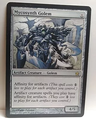 MTG Mycosynth Golem The List- Fifth Dawn #137 Regular Rare NM. Mtg02 • $25.01