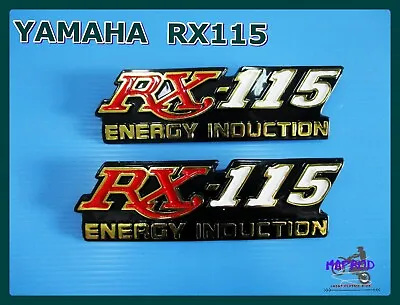 Yamaha RX115  Fuel Gas Tank Side Emblem Badge Old Product 2Pcs.  (ma1782) • £20.40