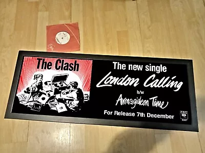 The Clash London Calling Promo Poster Sandinista White Riot • £10