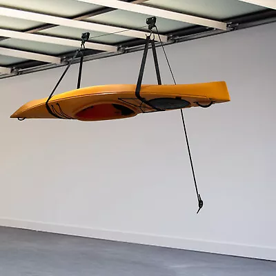 Kayak Hoist Ceiling Mount Kayak Canoe Hoist Garage Kayak Canoe Hoist Lift • £39.81