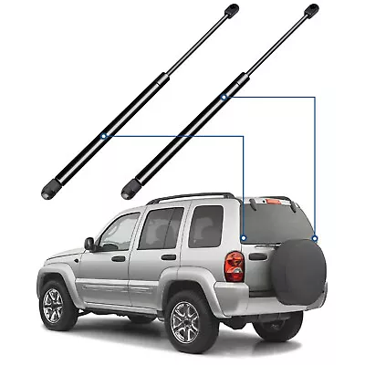 For 2002-2007 Jeep Liberty 2 Pcs Rear Window Glass Lift Supports Shock Struts • $17.27